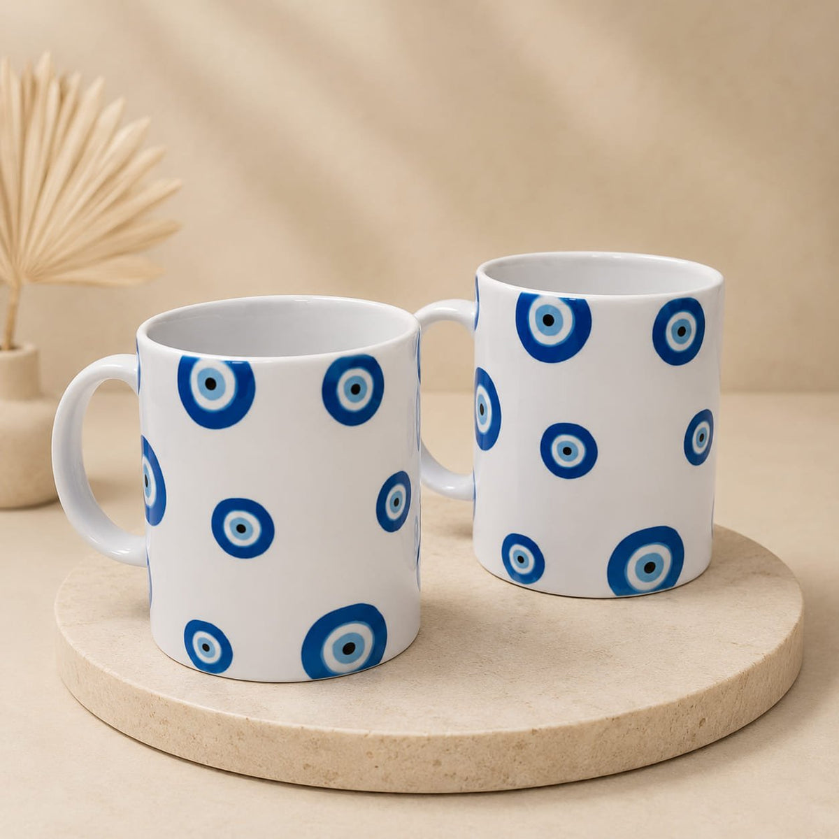 Personalized Evil Eye Ceramic Mug - Plush Gifting Co.