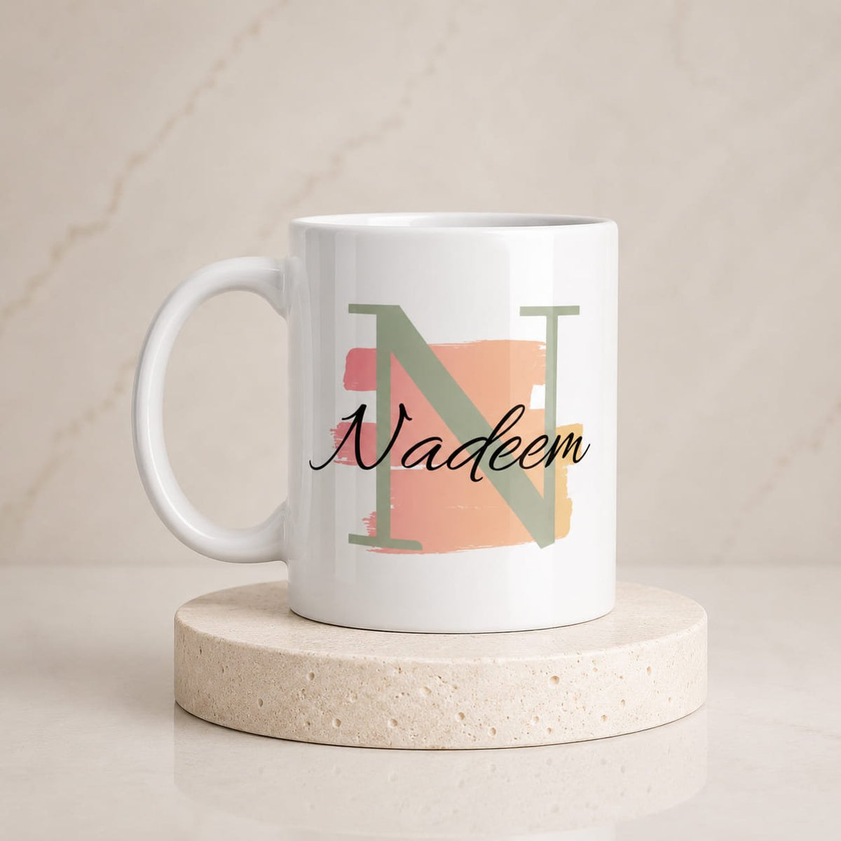 Personalized Initial Name Coffee Mug - Plush Gifting Co.