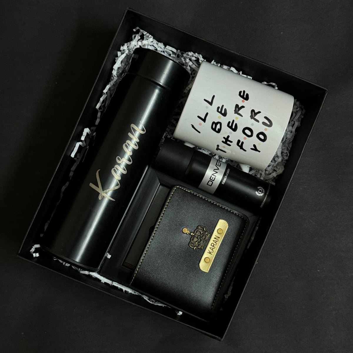 Personalized Executive Gift Hamper for Men – Black Edition - Plush Gifting Co.