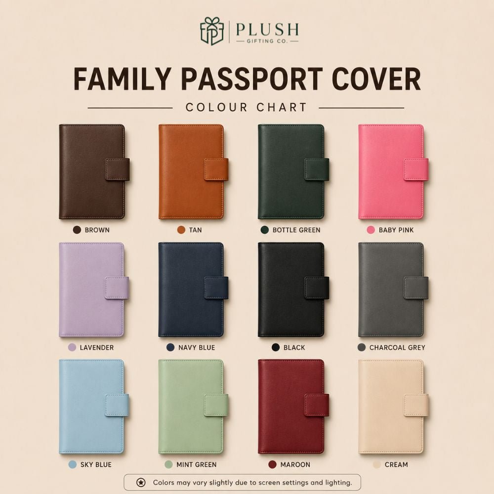 Personalized Family Passport Cover - Plush Gifting Co.