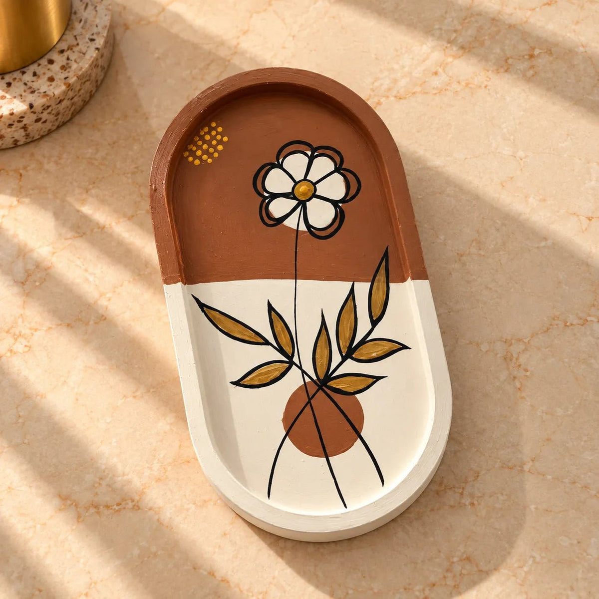 Hand-Painted Ceramic Reed Diffuser & Trinket Set - Plush Gifting Co.