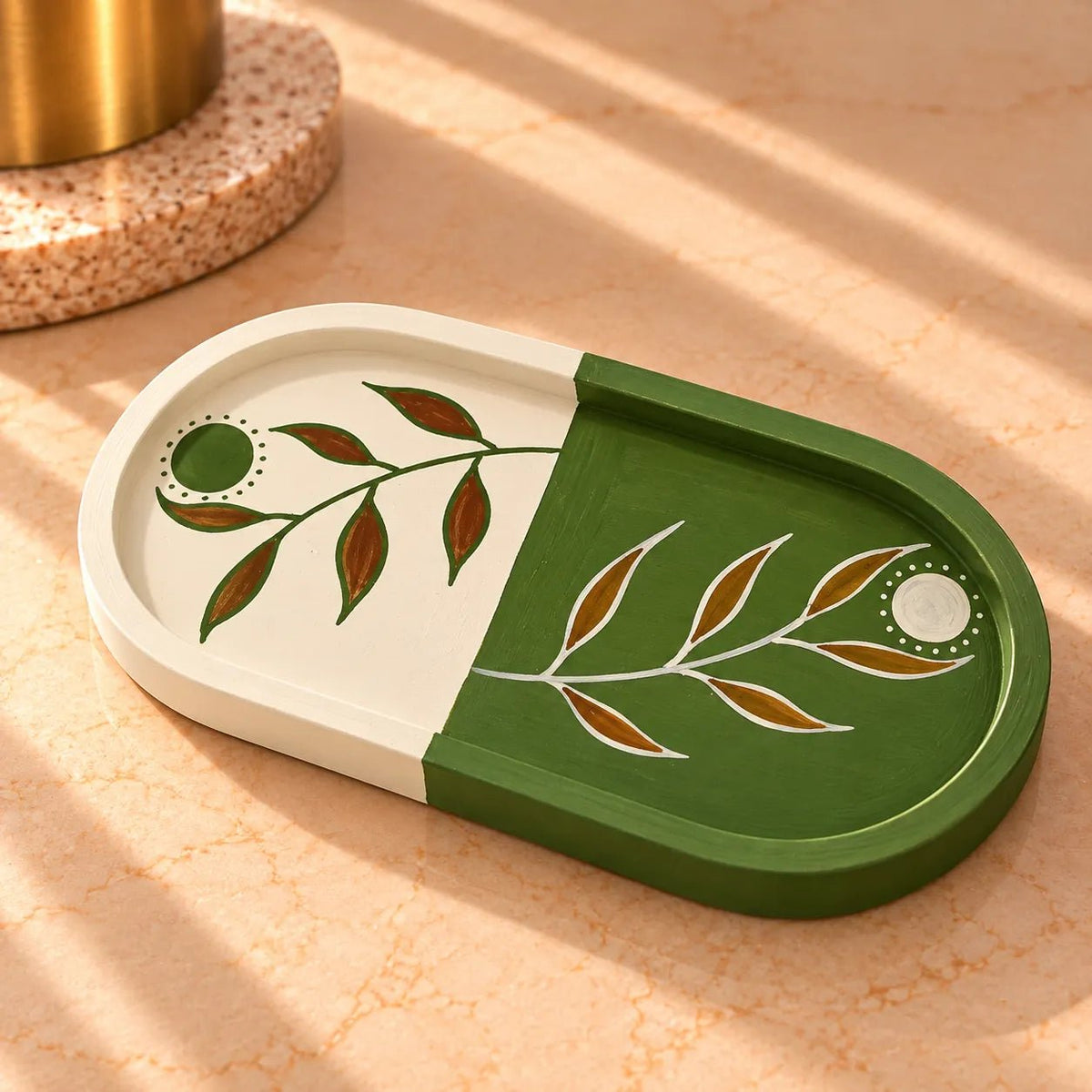 Hand-Painted Ceramic Reed Diffuser & Trinket Set - Plush Gifting Co.
