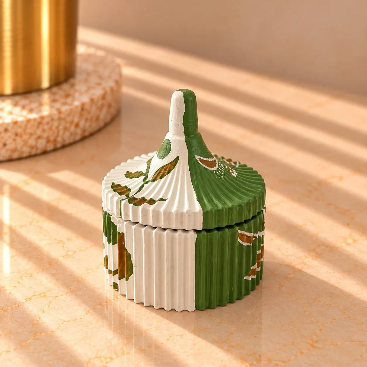 Hand-Painted Ceramic Reed Diffuser & Trinket Set - Plush Gifting Co.