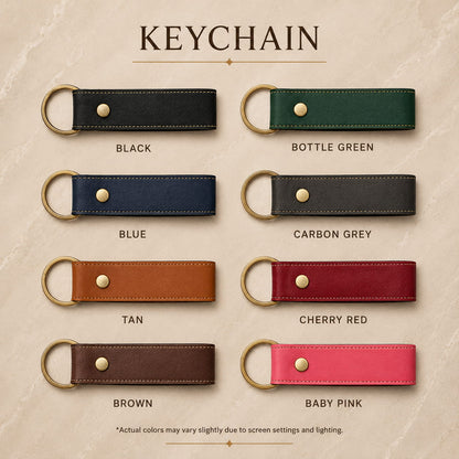 Personalized Couple Keychain Set – Set of 2