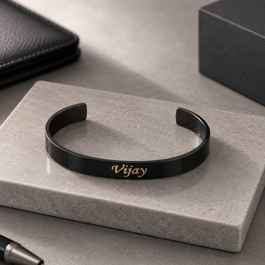 Personalized Half Kada Bracelet - Plush Gifting Co.
