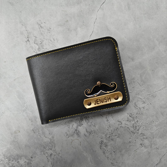 Personalized Men's Wallet-Carbon Grey