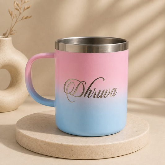 Personalized Pastel Stainless Steel Coffee Mug