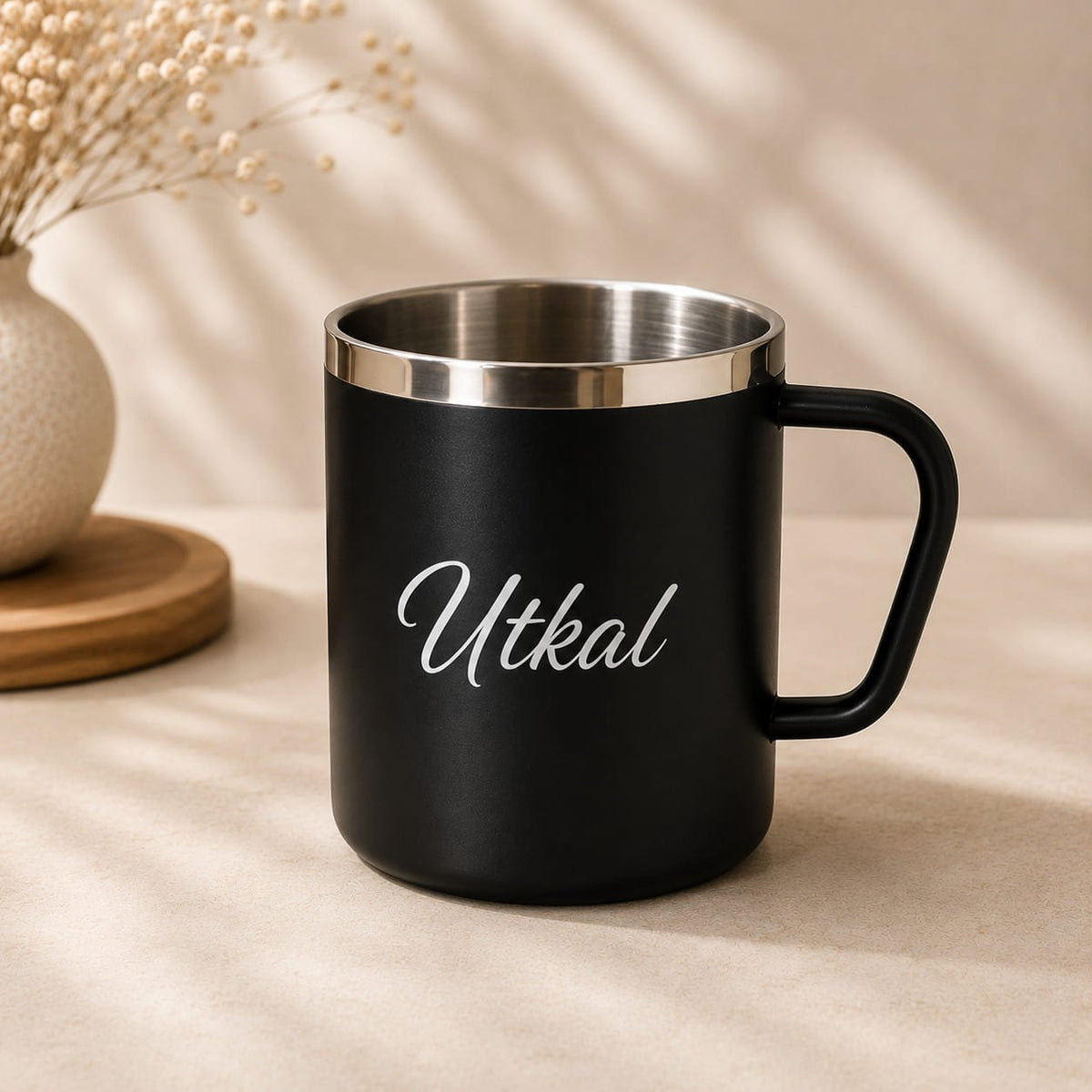 Personalized Stainless Steel Mug - Plush Gifting Co.