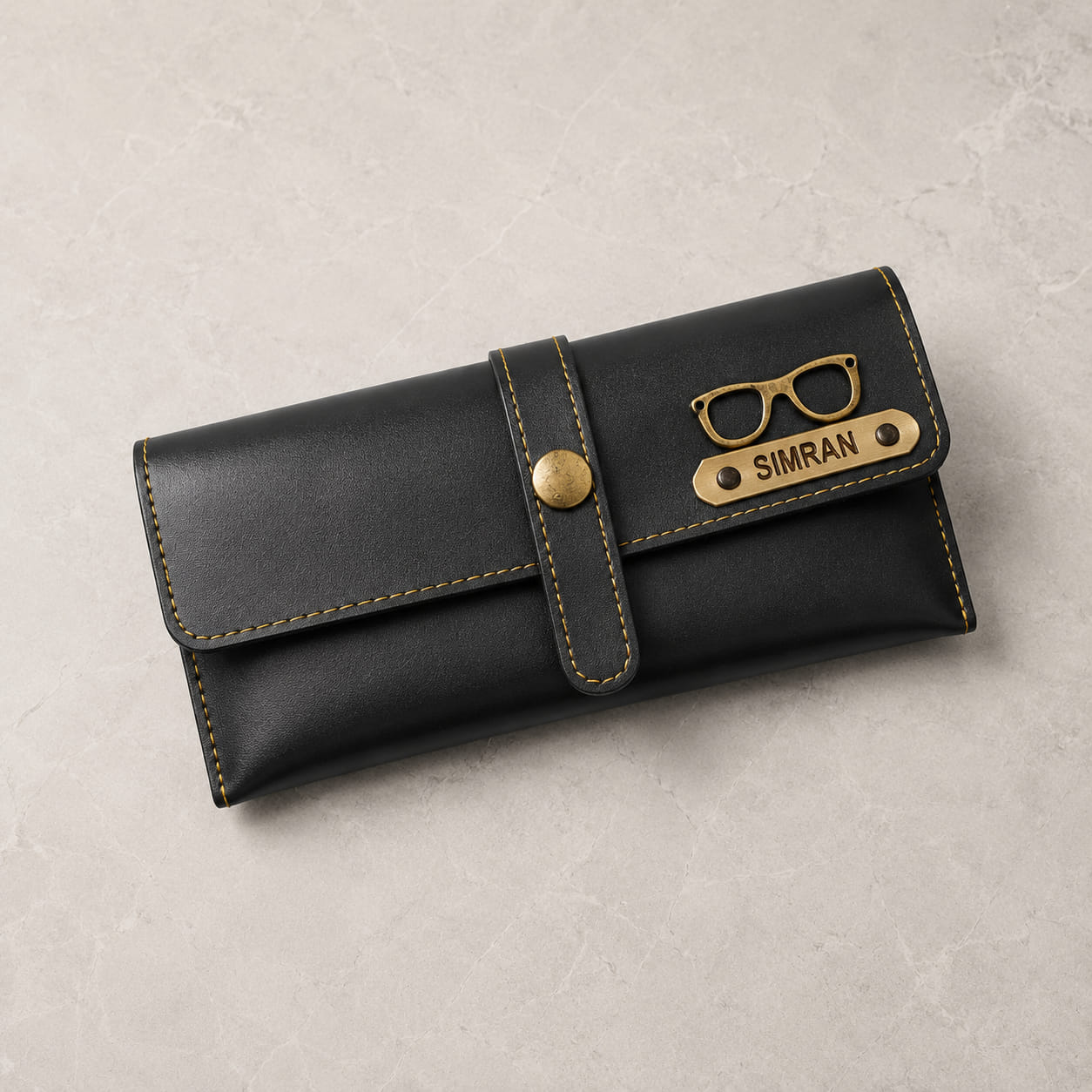 Customized Sunglass Holder with Name & Charm